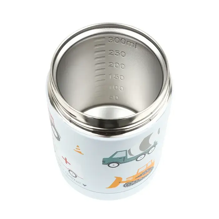 A Little Lovely Company Geïsoleerde RVS voedselpot: Voertuigen