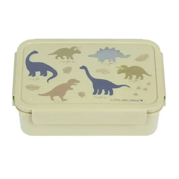 A Little Lovely Company Bento lunch box: Dinosaurussen