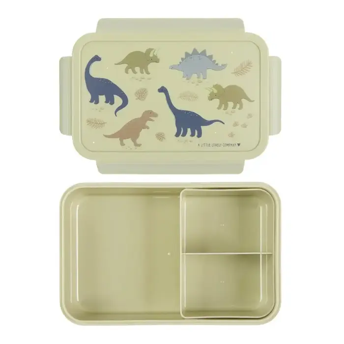 A Little Lovely Company Bento lunch box: Dinosaurussen