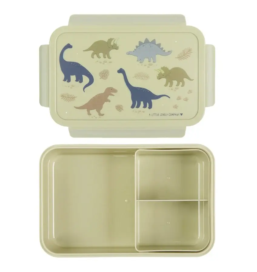 A Little Lovely Company Bento lunch box: Dinosaurussen