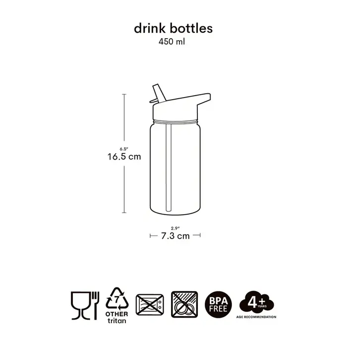 A Little Lovely Company Drinkfles: Dinosaurussen