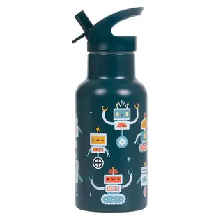 A Little Lovely Company RVS drinkfles: Robots