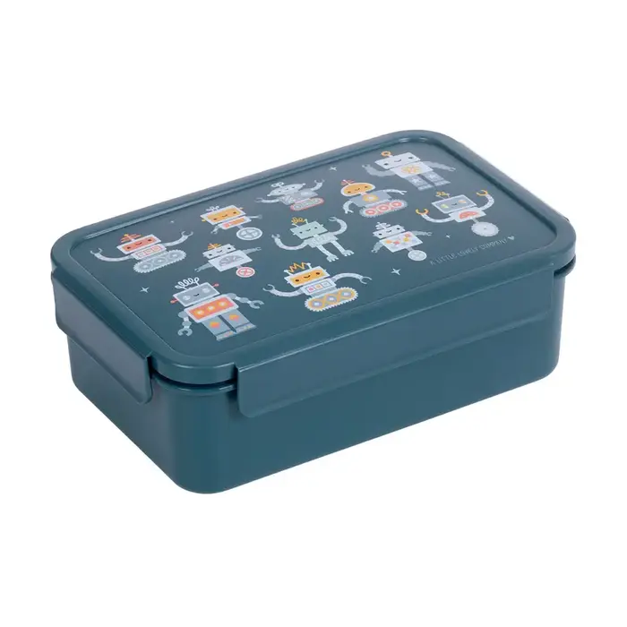 A Little Lovely Company Bento lunchbox: Robots