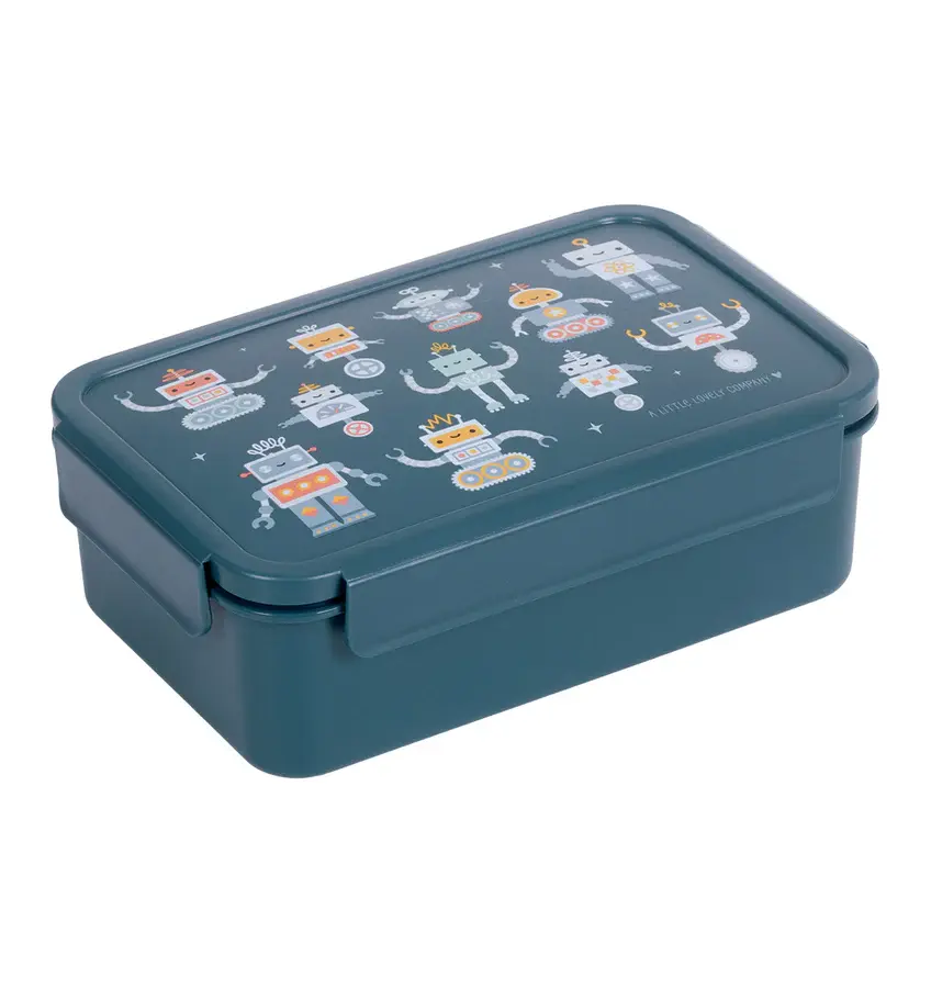A Little Lovely Company Bento lunchbox: Robots