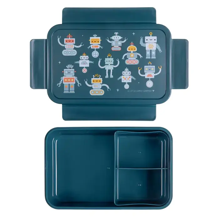 A Little Lovely Company Bento lunchbox: Robots