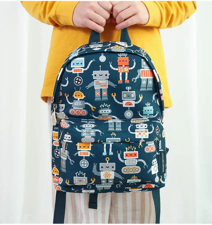 A Little Lovely Company Rugzakje: Robots