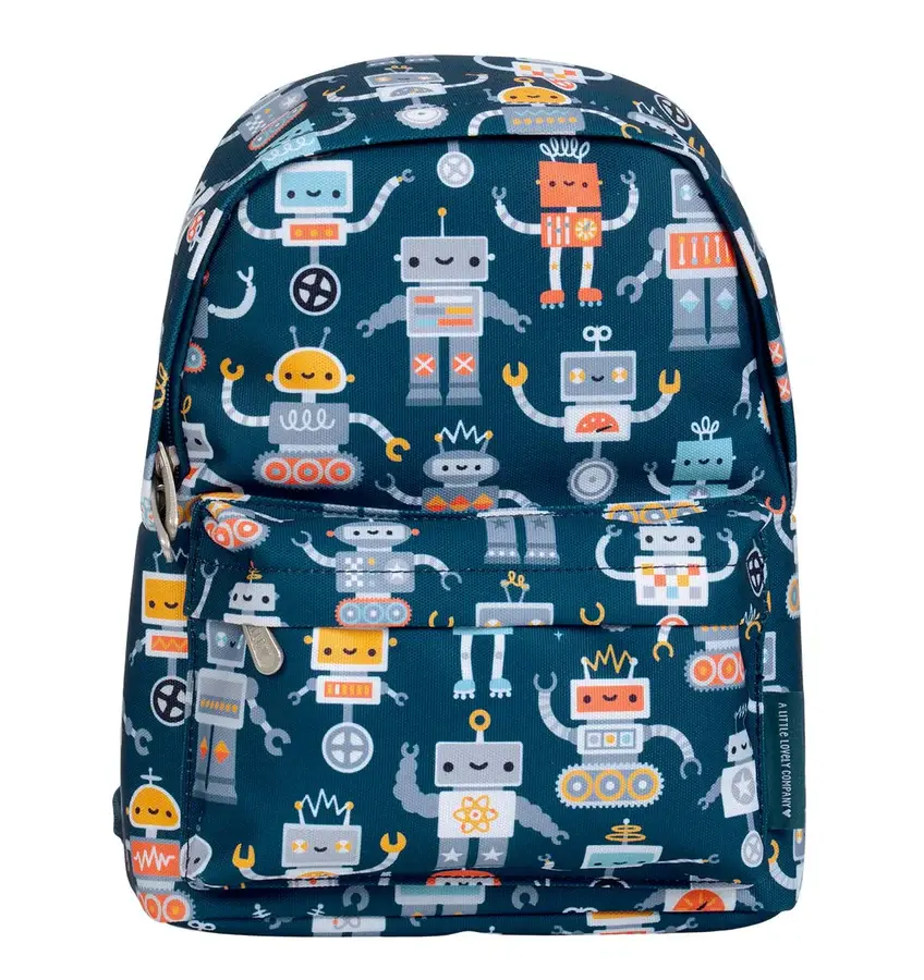 A Little Lovely Company Rugzakje: Robots