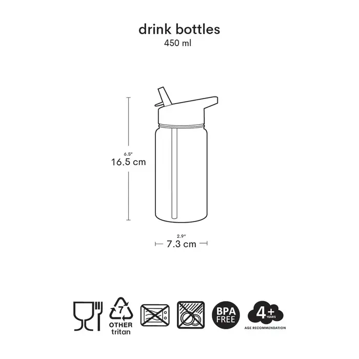 A Little Lovely Company Drinkfles: Robots