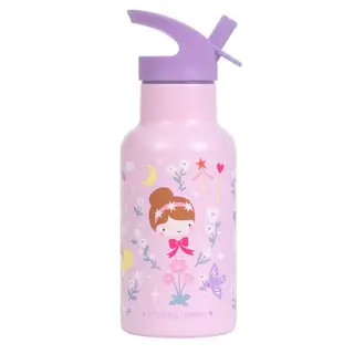 A Little Lovely Company RVS drinkfles: Prinsessen