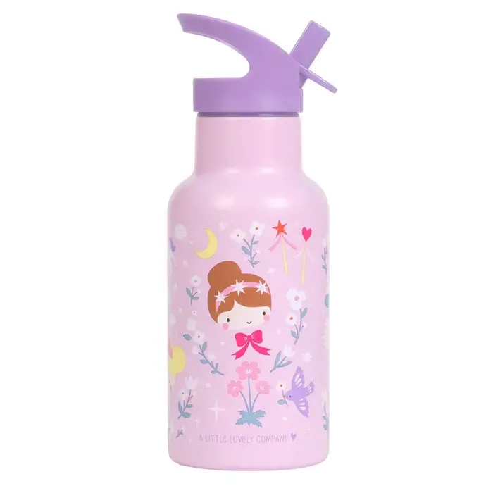 A Little Lovely Company RVS drinkfles: Prinsessen