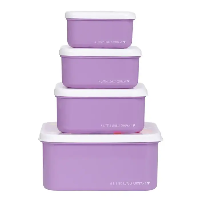 A Little Lovely Company Lunch & snack box set: Prinsessen