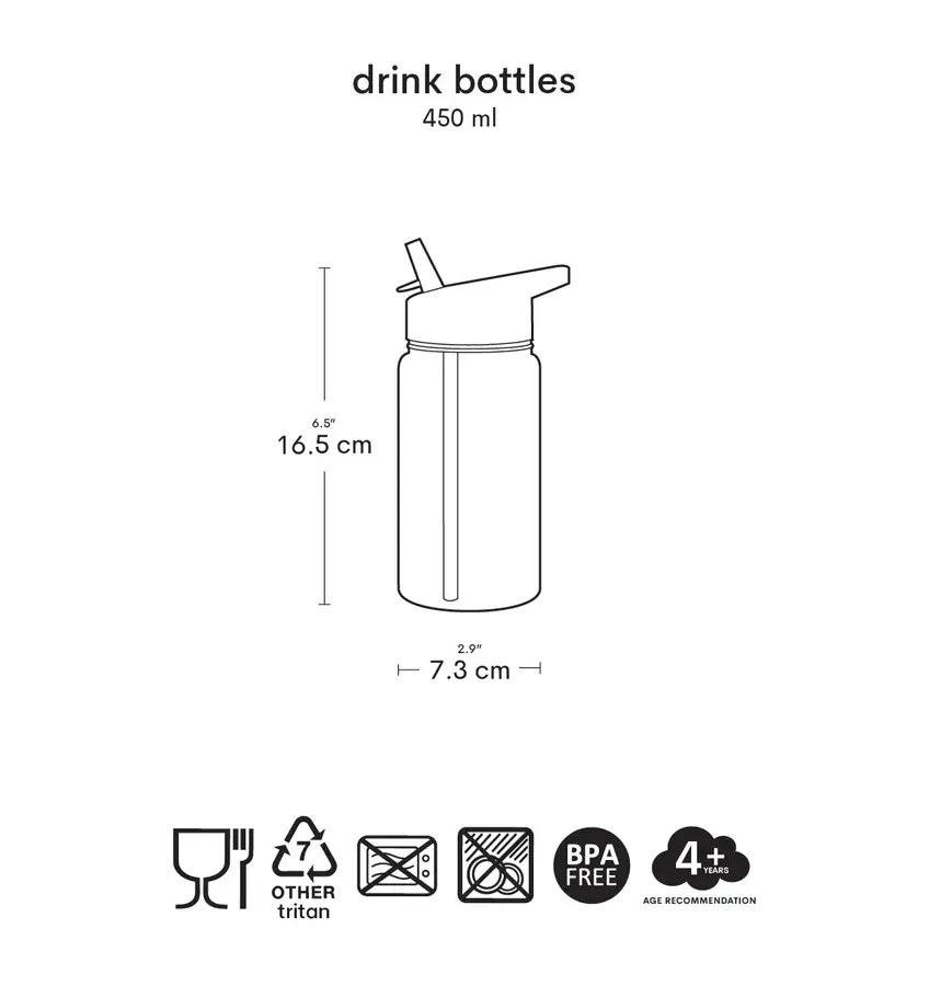 A Little Lovely Company Drinkfles: Prinsessen