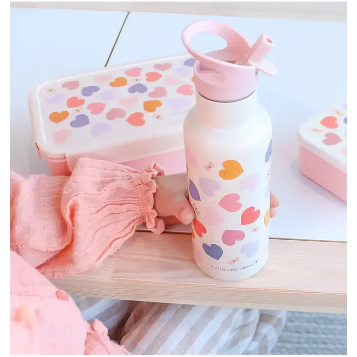 A Little Lovely Company Bento lunchbox: Hartjes