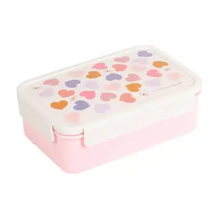 A Little Lovely Company Bento lunchbox: Hartjes