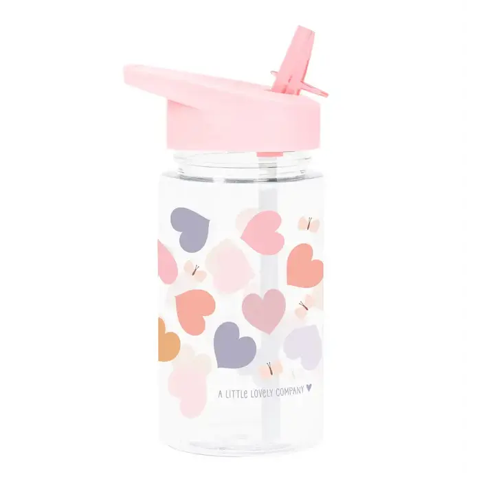 A Little Lovely Company Drinkfles: Hartjes