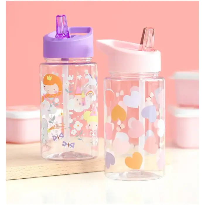 A Little Lovely Company Drinkfles: Hartjes