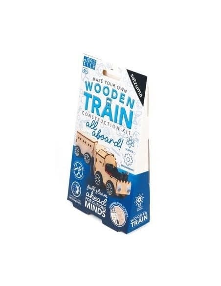 Satzuma Satzuma - STEM - Wooden train - trein van hout