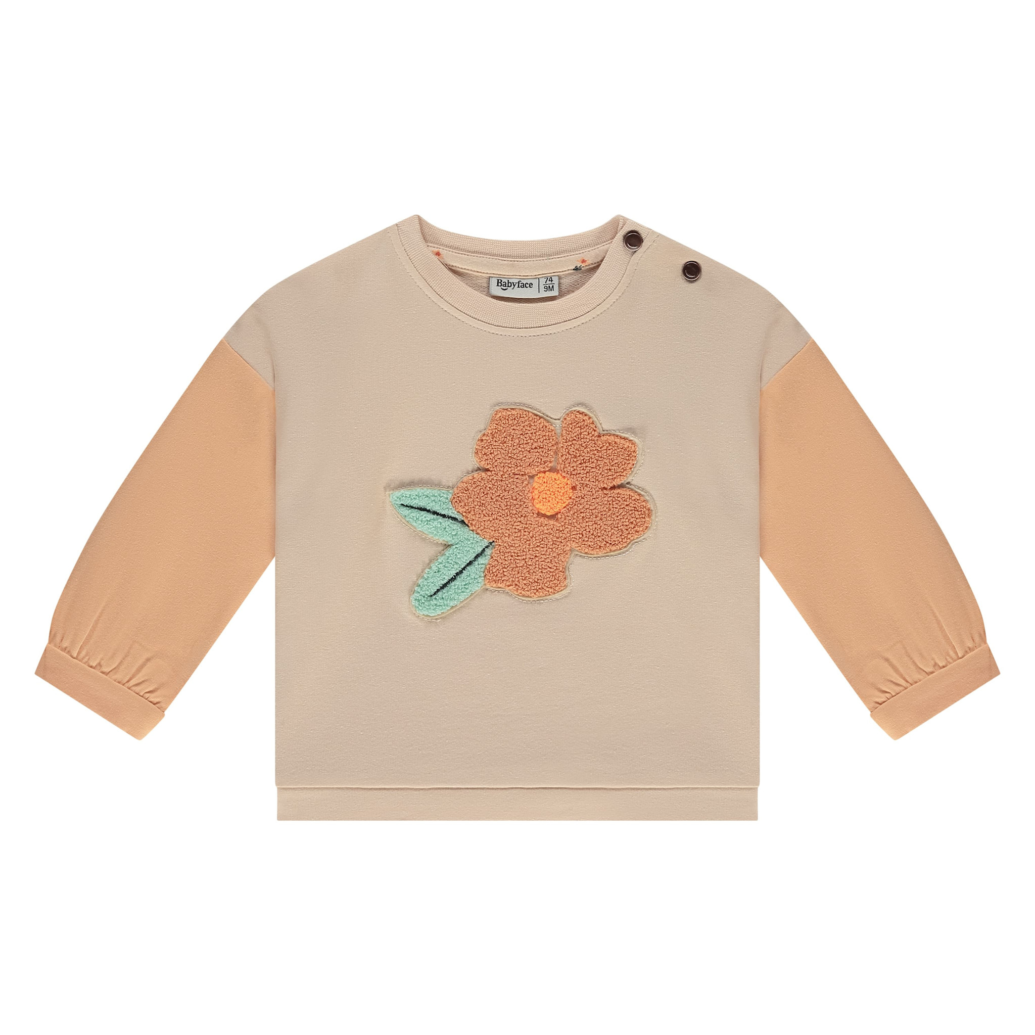 Babyface baby girls sweat shirt Light orange