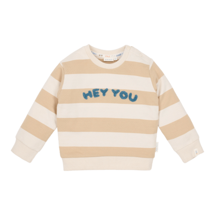 Little Dutch Sweater Biscuit Stripe