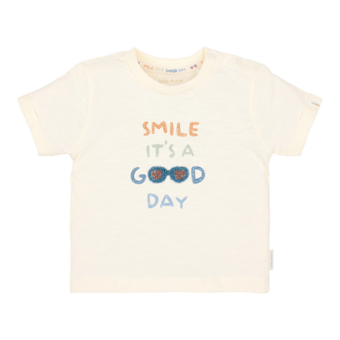 Little Dutch T-shirt korte mouw Creme CL26021130