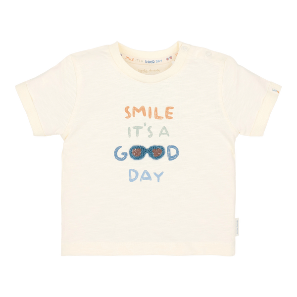 Little Dutch T-shirt korte mouw Creme CL26021130