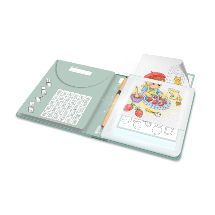 Kidywolf K-DRAW-PAD 6+ Food Around the World