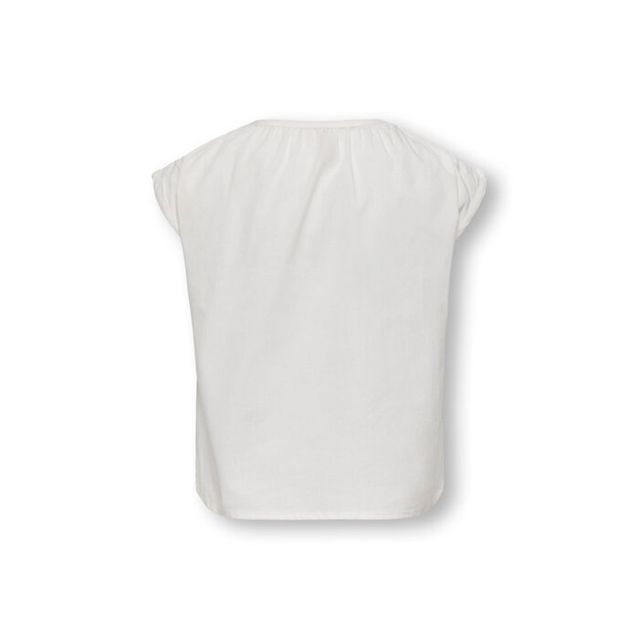 Kids Only KMGLINA MY SL SHIRT WVN White