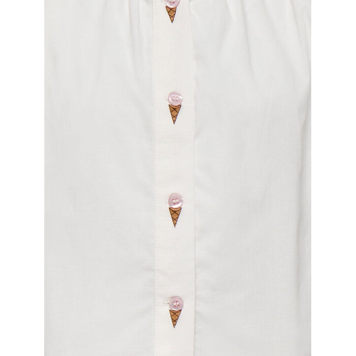 Kids Only KMGLINA MY SL SHIRT WVN White