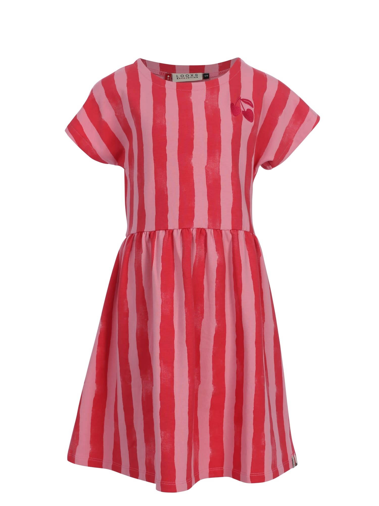 Looxs Little Striped Sweat Dress SS Stripe