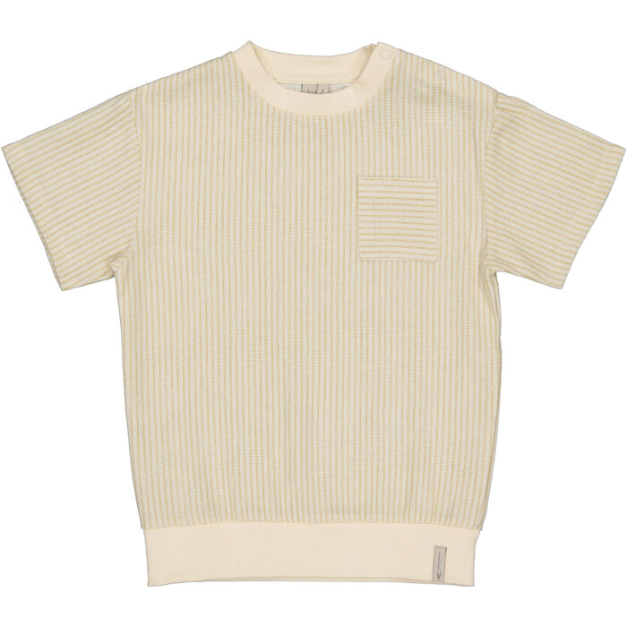Levv Shirt LS262BENICO AOP Off White Stripe