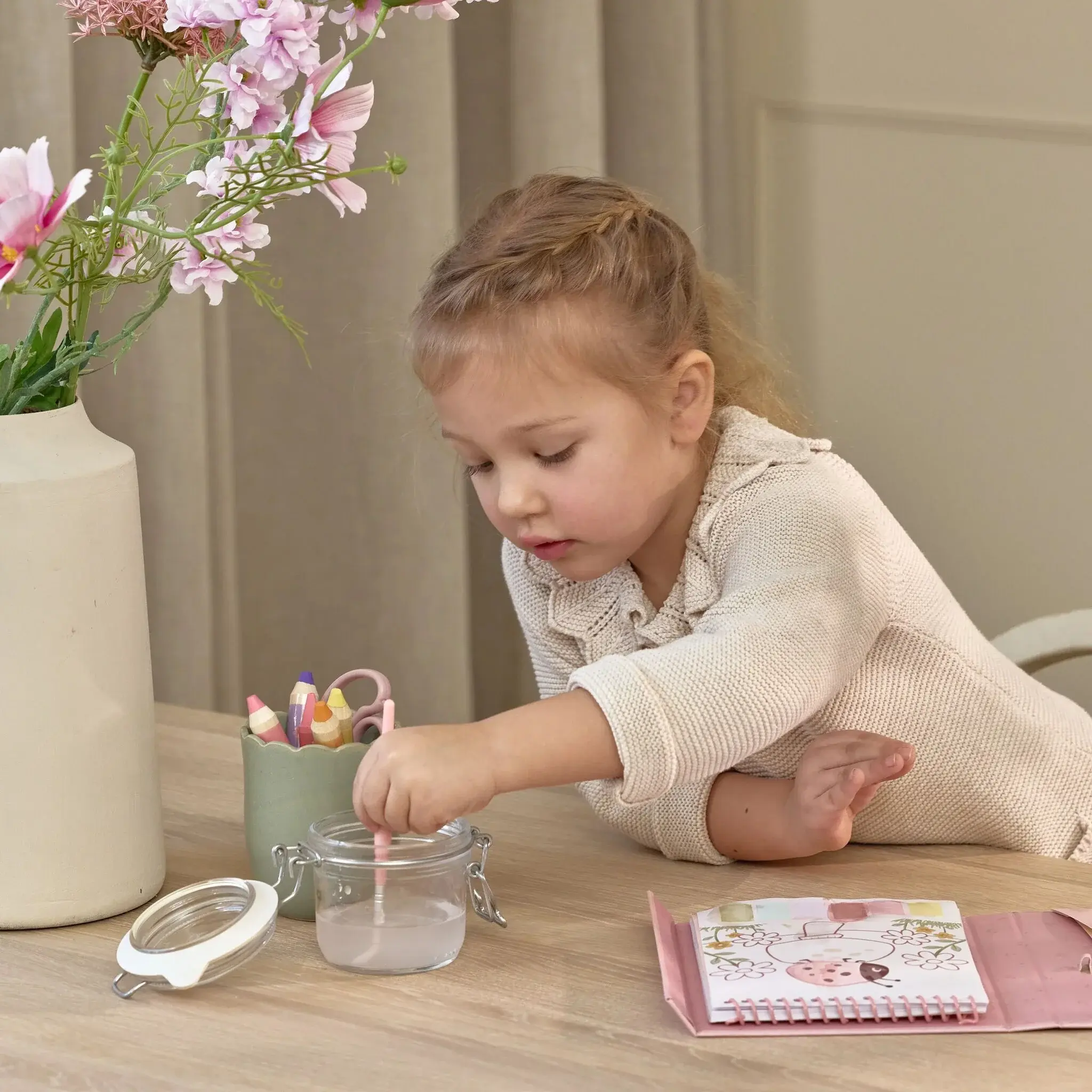 Little Dutch Verfboek - Rosa