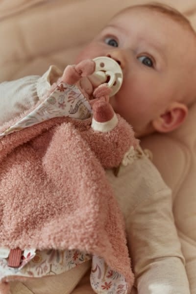 Little Dutch Knuffeldoekje Flamingo - Roze - Safari Friends GRS