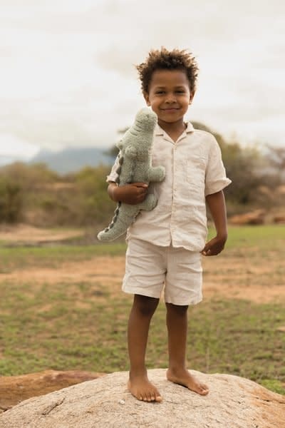Little Dutch Knuffel Krokodil - Groen - Safari Friends GRS