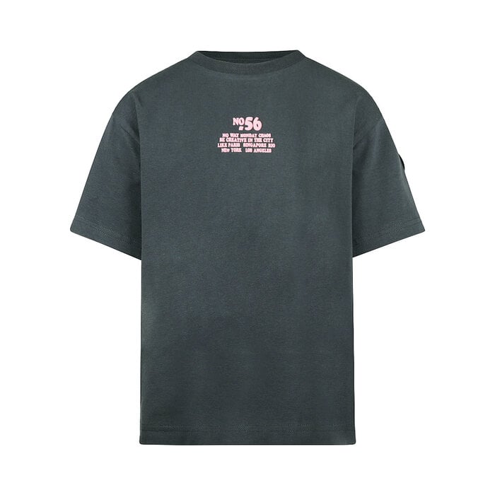 No Way Monday T-shirt, loose fit Anthracite