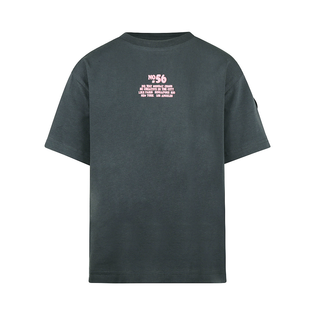 No Way Monday T-shirt, loose fit Anthracite