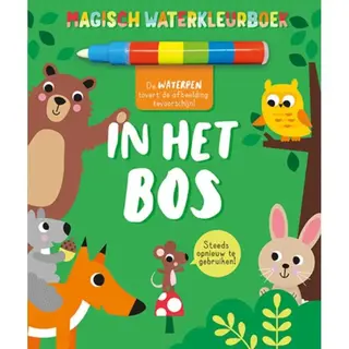 Lantaarn publishers Magisch waterkleurboek In het Bos