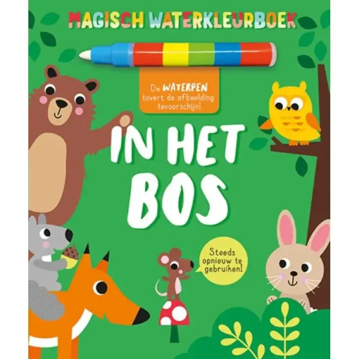 Lantaarn publishers Magisch waterkleurboek In het Bos