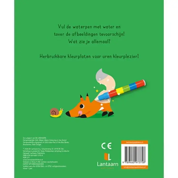 Lantaarn publishers Magisch waterkleurboek In het Bos