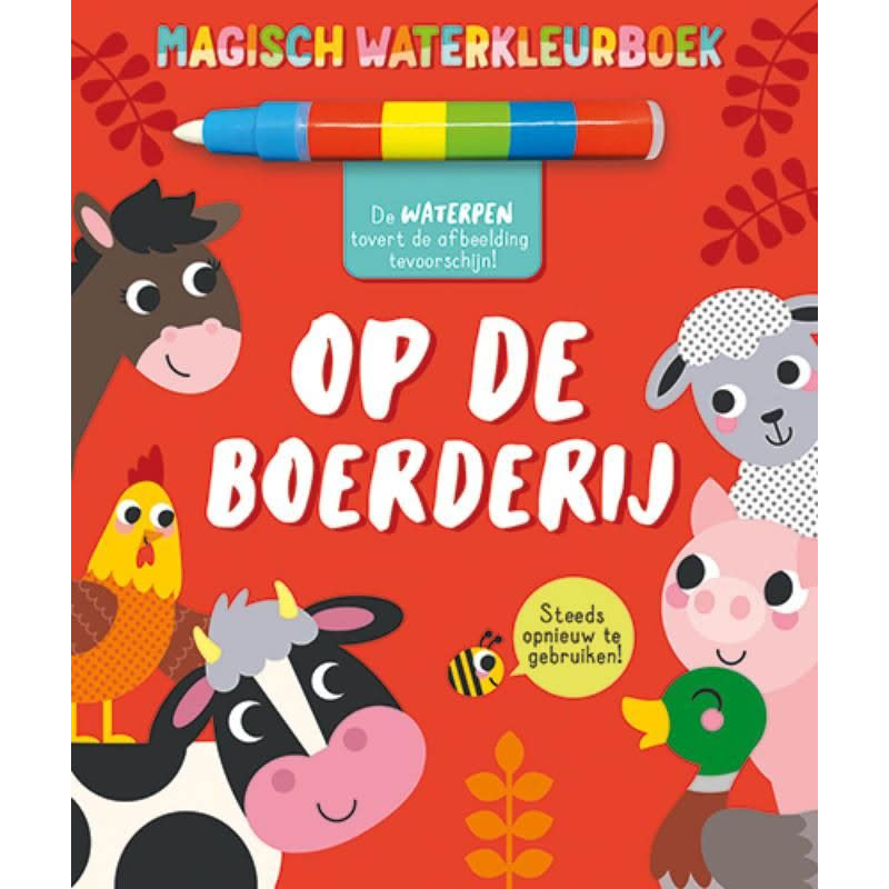 Lantaarn publishers Magisch waterkleurboek Boerderij