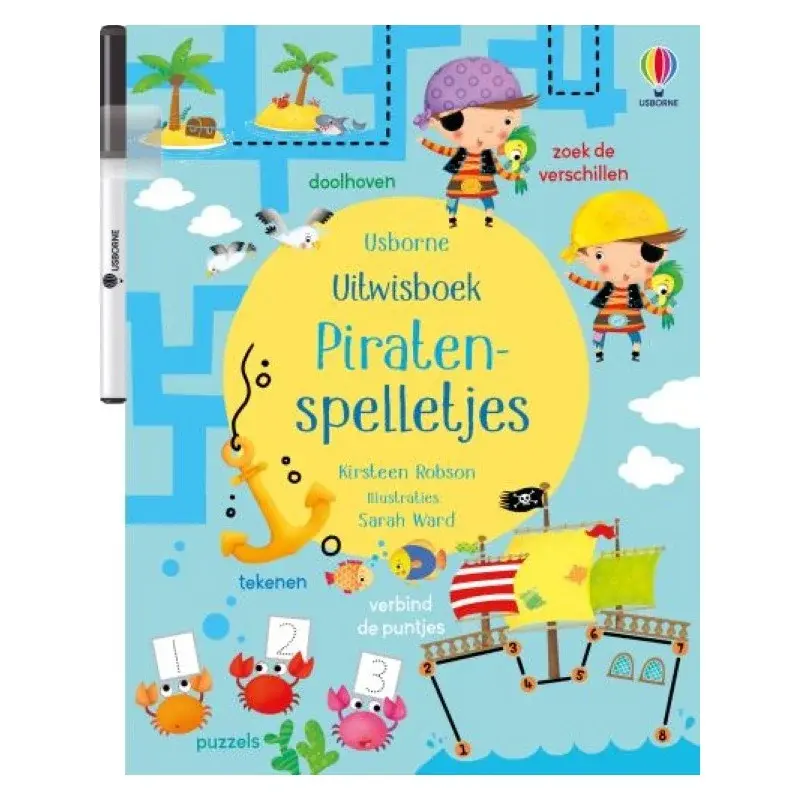 Piratenspelletjes uitwisboek