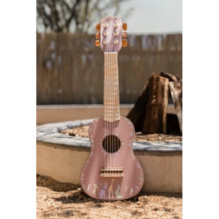 Little Dutch LD Houten gitaar pink SF FSC