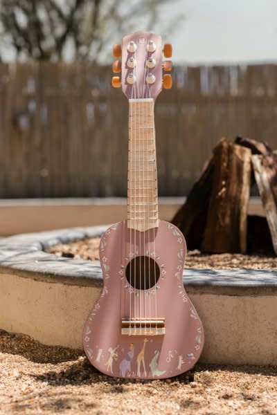 Little Dutch LD Houten gitaar pink SF FSC