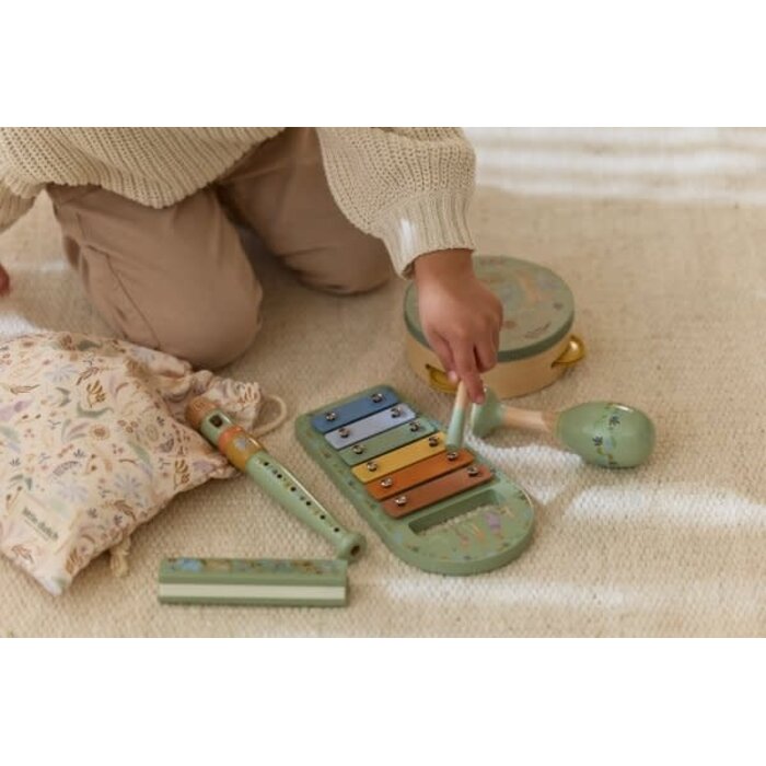 Little Dutch Muziekset - Groen - Safari Friends FSC