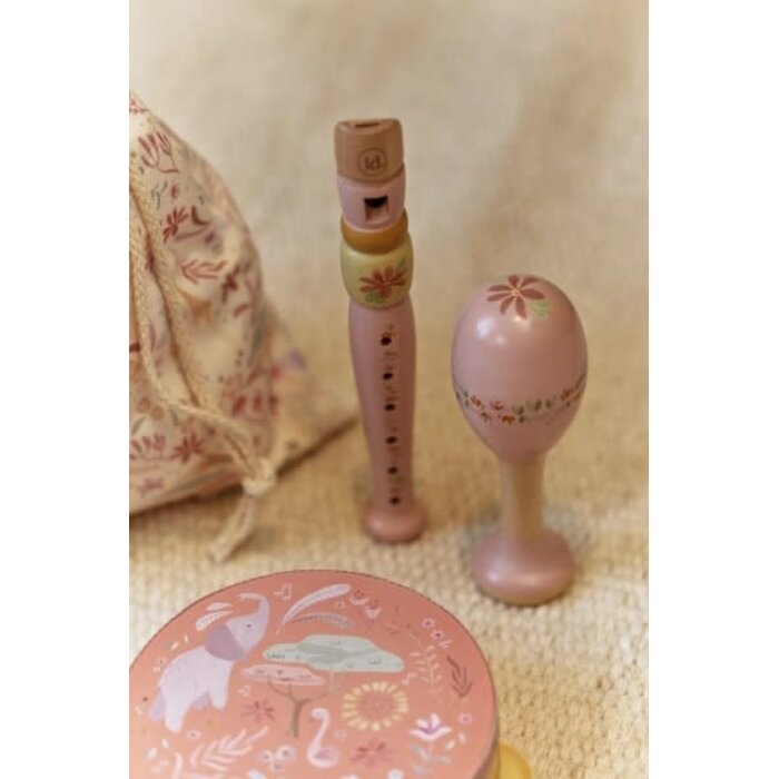 Little Dutch Muziekset - Pink - Safari Friends FSC