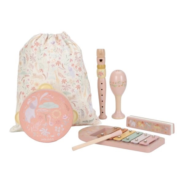 Little Dutch Muziekset - Pink - Safari Friends FSC