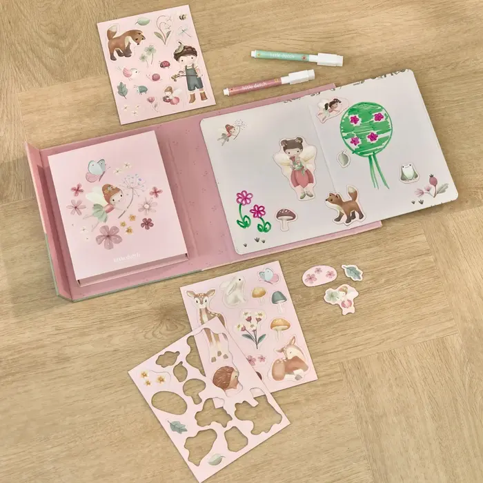 Little Dutch Magnetisch speelboek - Rosa
