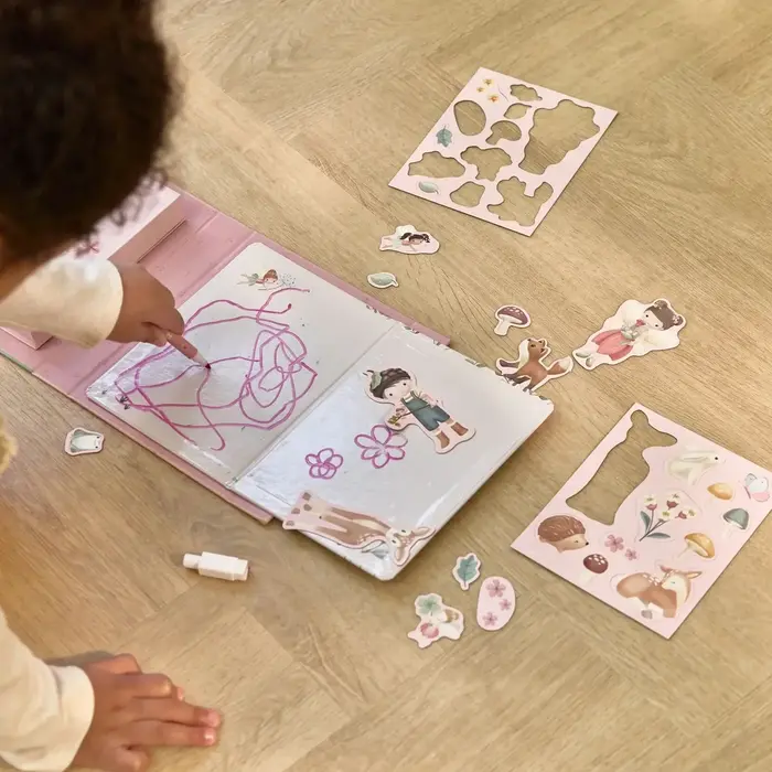Little Dutch Magnetisch speelboek - Rosa
