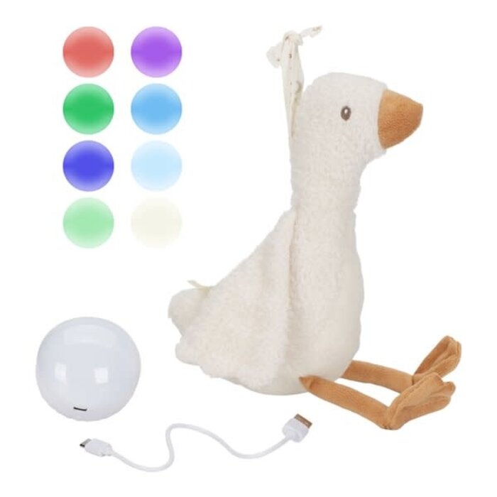 Little Dutch Knuffelgans Licht & Geluid GRS