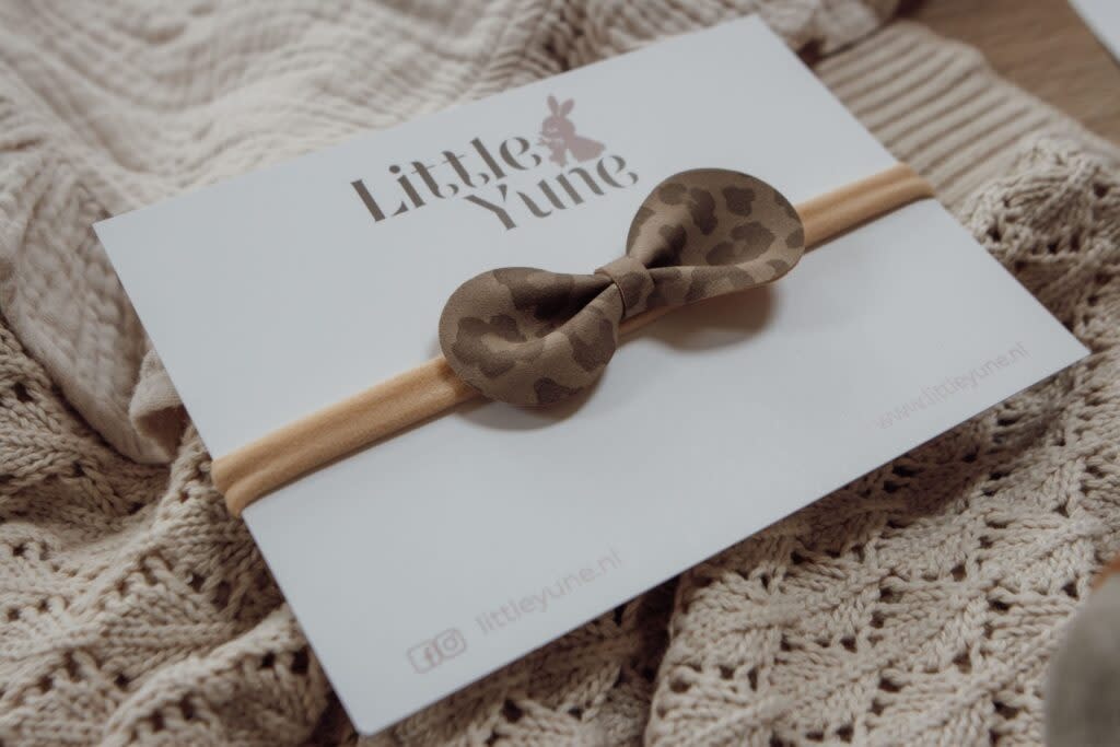 Little Yune Haarbandje | Nooré – Leopard Grey