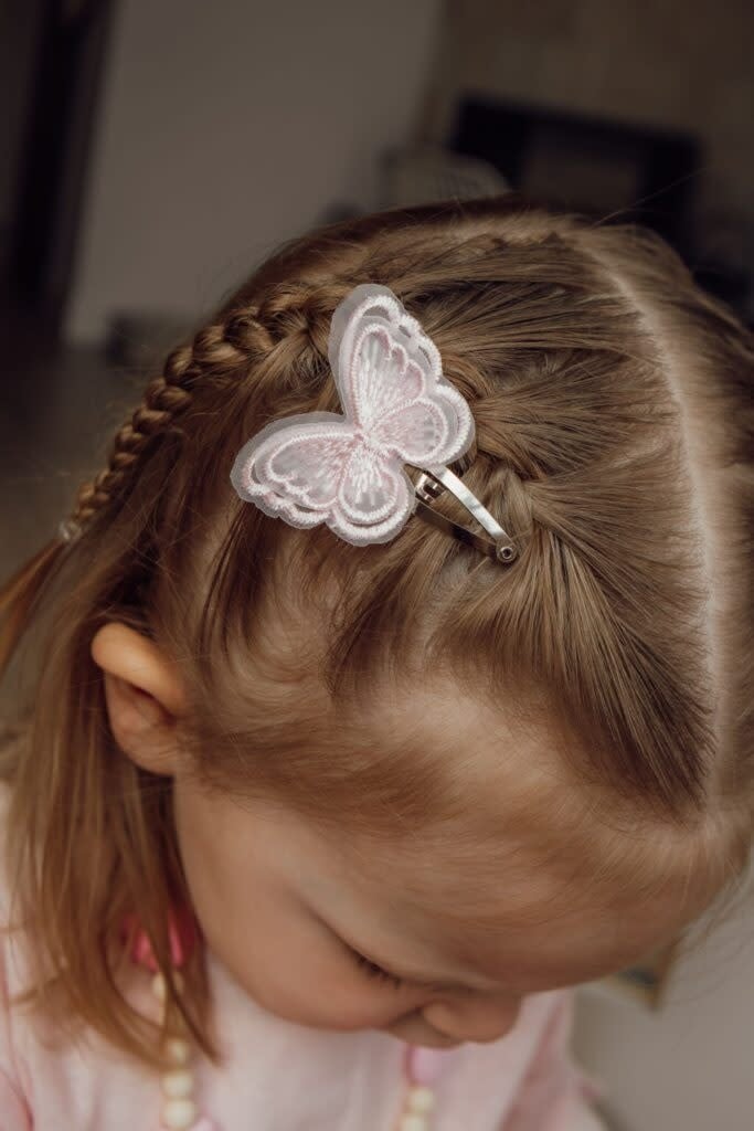 Little Yune Haarspeldjes | Butterfly - Roze